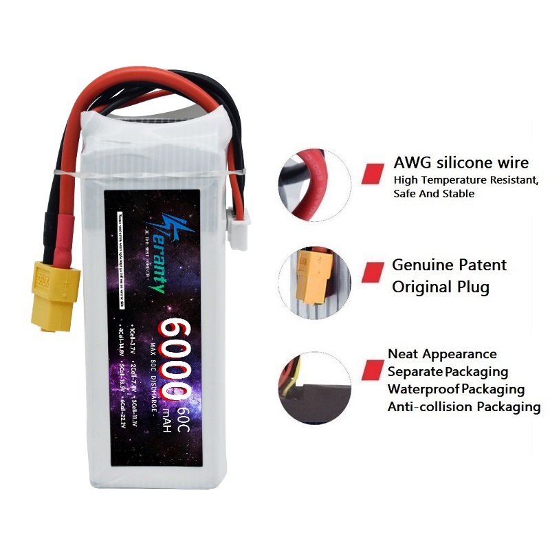 6000mAh Lipo 14.8V 배터리 4S 6000 - 4S Lipo Battery 14.8V 6000Mah 리뷰 및 가격