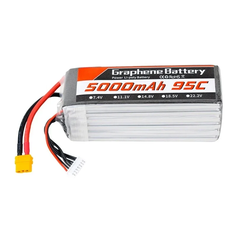 5000mAh 6S 22.2V 95C 그래핀 리튬 폴리 - 6S Lipo Battery 22.2V 5000Mah 리뷰 및 가격
